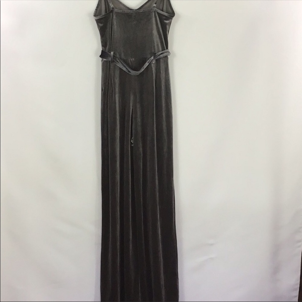 SOLD!!Forever 21 Velvet Palazzo Pant Jumpsuit - Picture 3 of 5